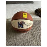 Memphis State signed basketball; John Calipari and Elliot Perry