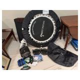 Maximus pro rebounder fitness set with manuals and accessories