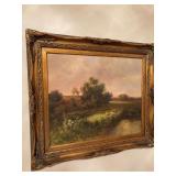 Beautifully framed oil painting 31“ x 27“