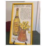 Vintage signed “Dandelion Wine” print by Jacque depicting Home Brew 1972…..8-3/4 x 16-3/4