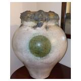 Extraordinary Charles Thompson Native American-influenced pottery vase…..19-1/2” tall….see pics for more information about the artist