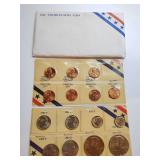 1982 US Mint Uncirculated Coin Set, incomplete.