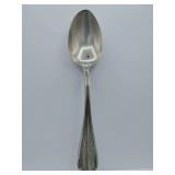 Sterling Mermod, Jaccard & King Co. Serving Spoon. Weighing 68 grams. Also has PAT 1910 stamped on back. Engraved handle 'ARL'.