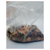 Loose Pennies Approximately 6 pounds.