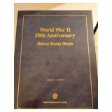 World War II 50th Anniversary Deluxe Stamp Sheets