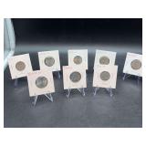 (8) various year Jefferson Nickels - mints P/D/S