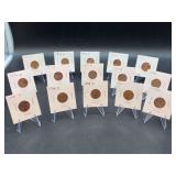 Coin box of (78) Lincoln Pennies - 1974 thru 1991 - mints P/D/S - some are proofs - please see all pics - individual pics are random