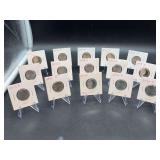 (15) various year Jefferson Nickels - mints P/D/S