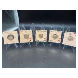 (5) 1963 Roosevelt Silver Dimes