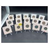 (15) various year Jefferson Nickels - mints P/D/S