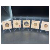 (5) 1963 & 1964 Roosevelt Silver Dimes