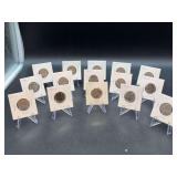 (15) Jefferson Nickels - 1957 thru 1964 - mints P/D