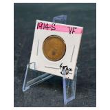 1914-S Lincoln Head Wheat Penny…..marked VF in coin flip