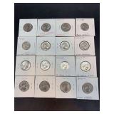 Grouping of (16) 2022 American Women Quarters….Anna May Wing, Sally Rude, Nina Warren, Maya Angelou, Wilma Mankiller…..mints D/P