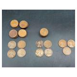 Grouping of (26) 1910-P Lincoln Wheat Pennies -(3) 1912-P Wheat Pennies and (13) 1912-P Wheat Pennies