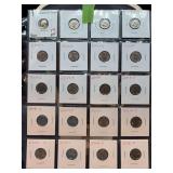 (1) sleeve of 20 Roosevelt Dimes - years 1987 thru 2021 - mints P/D/S - some are proofs - years may not be consecutive