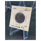 1961-P Jefferson Nickel Proof with Full Steps