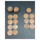 Grouping of (30) 1916-P Lincoln Wheat Pennies and (9) 1916-D Wheat Pennies