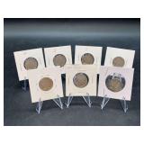 Grouping of (7) Buffalo Nickels…..none have visible years….mints P/D/S