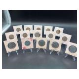 (15) various year and mint mark State Quarters