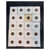 Grouping of (20) 1905 & 1906 Indian Head Pennies