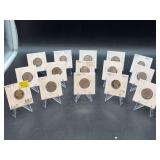 (15) Jefferson Nickels - 1982 thru 1987 - mints P/D/S - a few are proofs