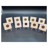 Grouping of (10) 1926 Lincoln Wheat Pennies….mints P/D