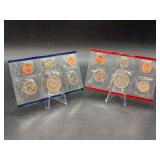 1991 United States Mint Uncirculated Coin Set with mints P & D