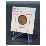1957-D Lincoln Head Wheat Penny - does have a filled 5 and filled B in LIBERTY