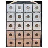 (1) sleeve of 20 Roosevelt Dimes - years 1998 thru 2004 - mints P/D/S - some are proofs