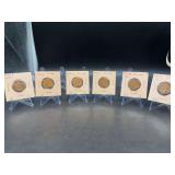 (6) Jefferson Silver Nickels…..1942, 1944 & 1945…..mints P/D/S