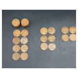 Grouping of (26) 1930-D Lincoln Wheat Pennies, (6) 1930-P Wheat Pennies and (4) 1931-P Wheat Pennies