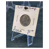 1964-P Jefferson Nickel Proof with 5 Full Steps