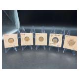 (5) 1964 Roosevelt Silver Dimes