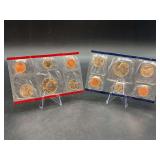 1989 United States Mint Uncirculated Coin Set with mints P & D