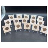 (15) Jefferson Nickels - 1946 thru 1951 - mints P/D/S