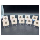 (10) Roosevelt Dimes - years 1967 thru 1970 - mints P/D/S
