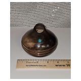 Navajo pottery artist Gerald Pinto signed piece with certificate of authenticity.