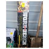 Portable workbench. Box is open and unsure if all contents for assembly are in there or not.