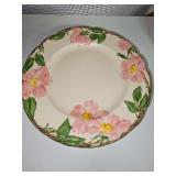 Set of five Franciscan Desert Rose luncheon plates. No chips or cracks found.