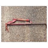 Two adjustable brick carriers