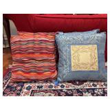 (2) sets of nice throw pillows