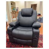LIKE NEW CONDITION - MCombo Black Leather Lift Chair with owners manual…..purchased in December 2025 and only used a couple of times…..fully functional and in immaculate condition….33-1/4w x 20 