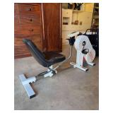 Paramount Fitness Trainer Recumbent Cycle…..seat has damage….turns easily