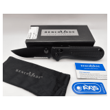 Benchmade Redoubt Black Grivory Drop Point Black Class Knife 3.55-8.29” / 430SBK-02