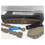 Benchmade Fixed Adamas OD Parachord Drop Point Black Class Knife 4.2-9.17” / 375FE-1