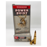 Two Winchester Power Point 308 WIN 150gr 20RD Ammo / X3085