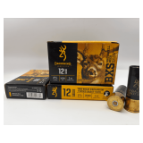 Three Browning BXS Shotshell Deer 12GA Solid Expansion Sabot Slug 2 3/4” 5RD Ammo / B193111221
