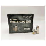Liberty Ammunition Civil Defense 40 S&W 60gr 20RD Ammo / LA-CD-40-012-1