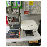 Printer w/Ink & Shelves